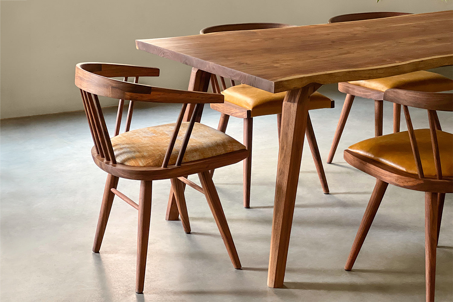 Sweet Tooth Live Edge Solid Wood Dining Table - Main Image