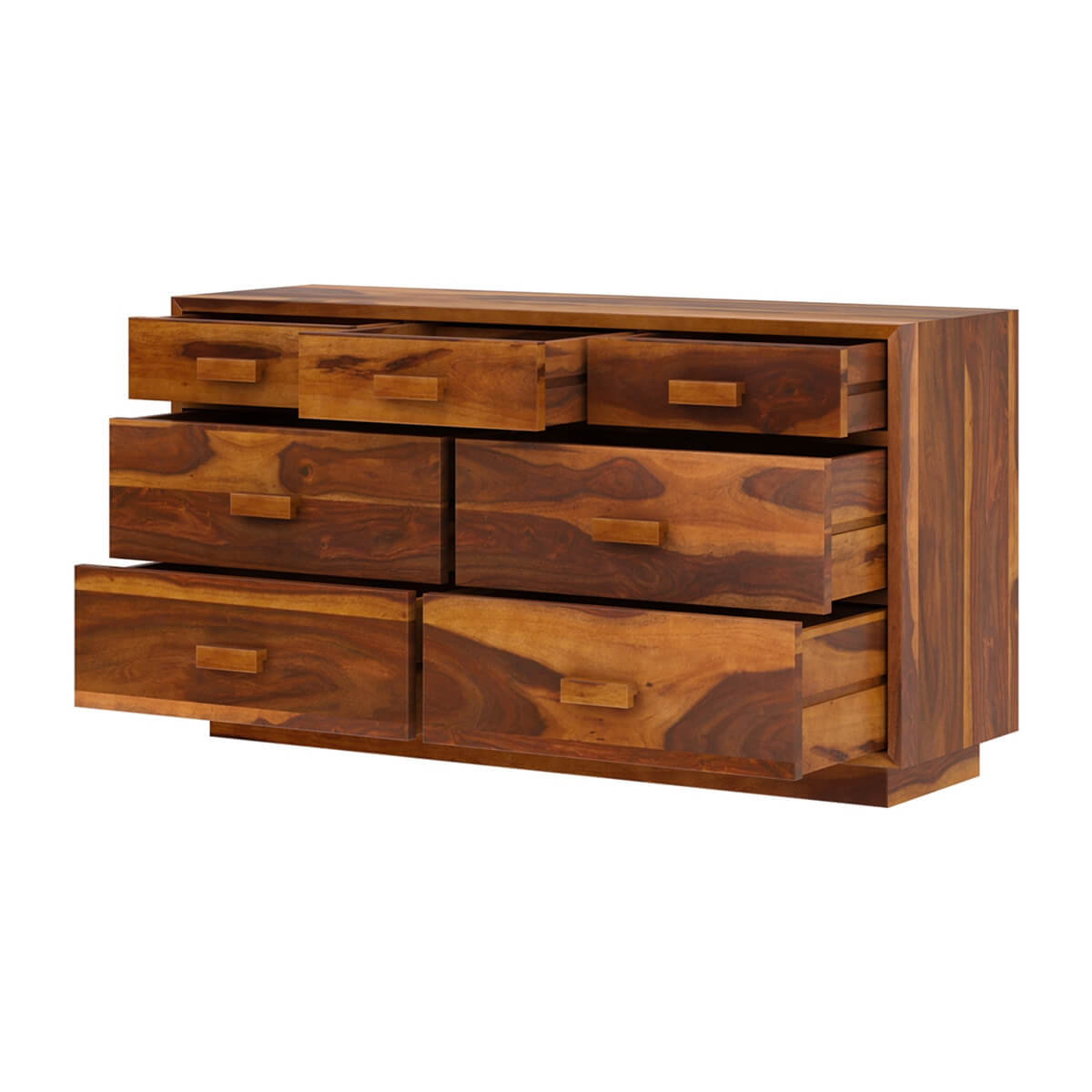 Ferguson Solid Wood Sideboard (Teak Finish)