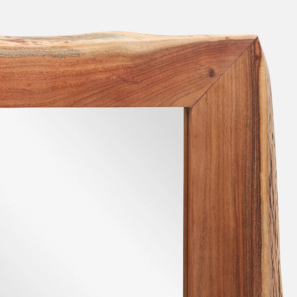 Live Edge Solid Wood Mirror