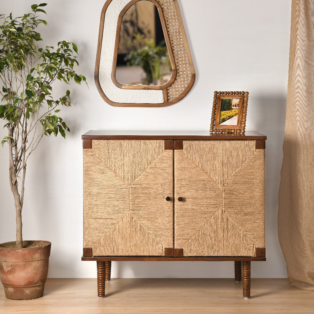 Bunai - Jute Woven Sideboard