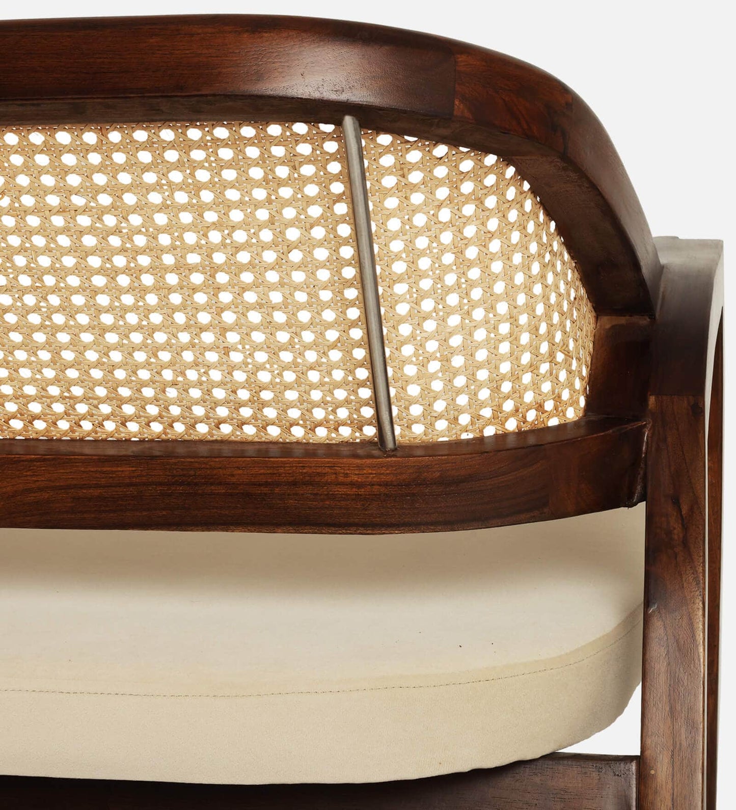 Rattan - Bench cum Sofa (Solid Wood Cane Work)
