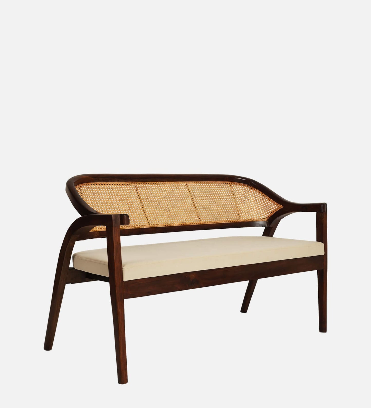 Rattan - Bench cum Sofa (Solid Wood Cane Work)