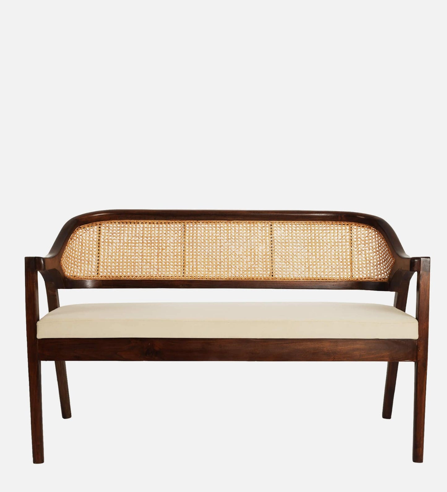Rattan - Bench cum Sofa (Solid Wood Cane Work)