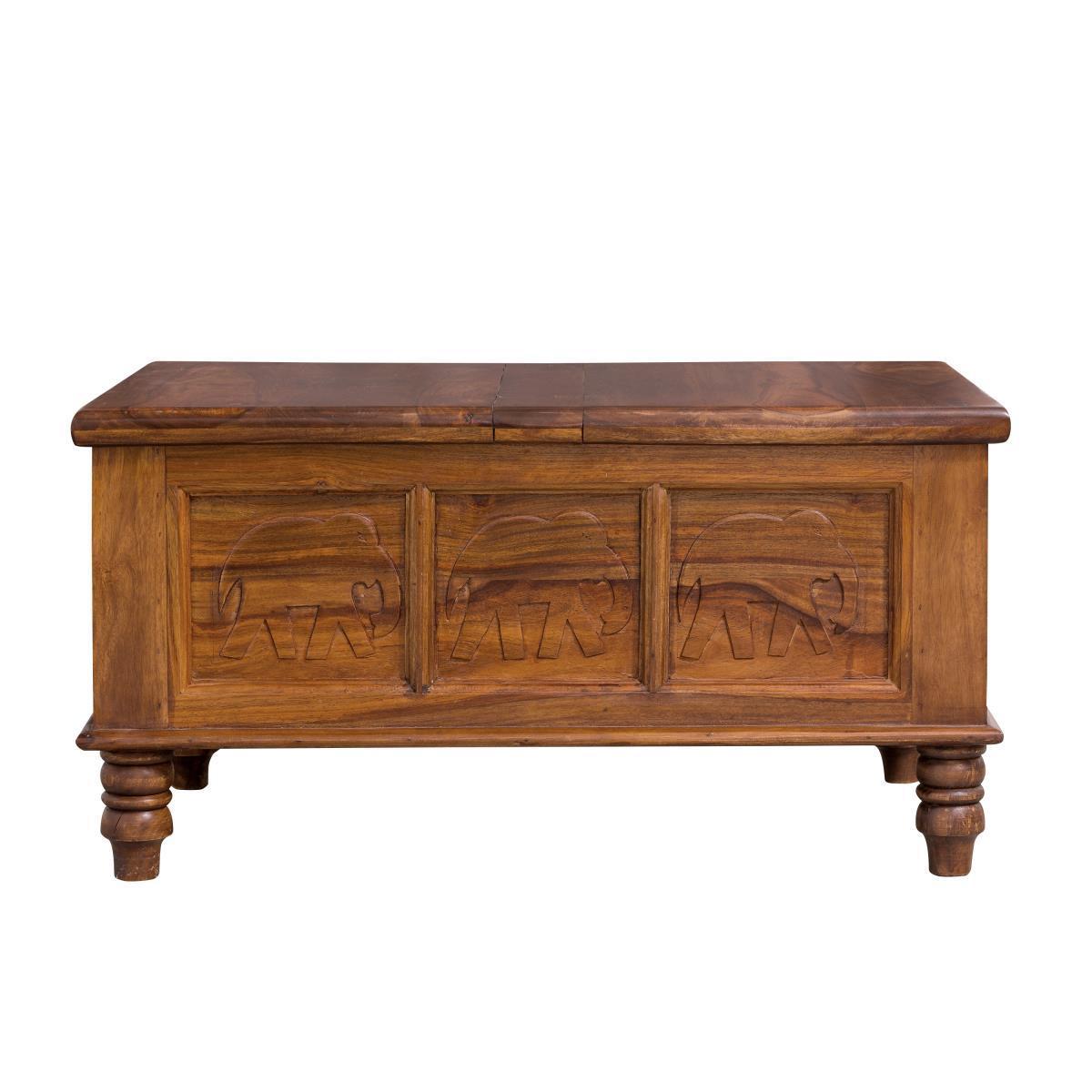 Diana - Solid Wood handmade Sandook cum Center Table