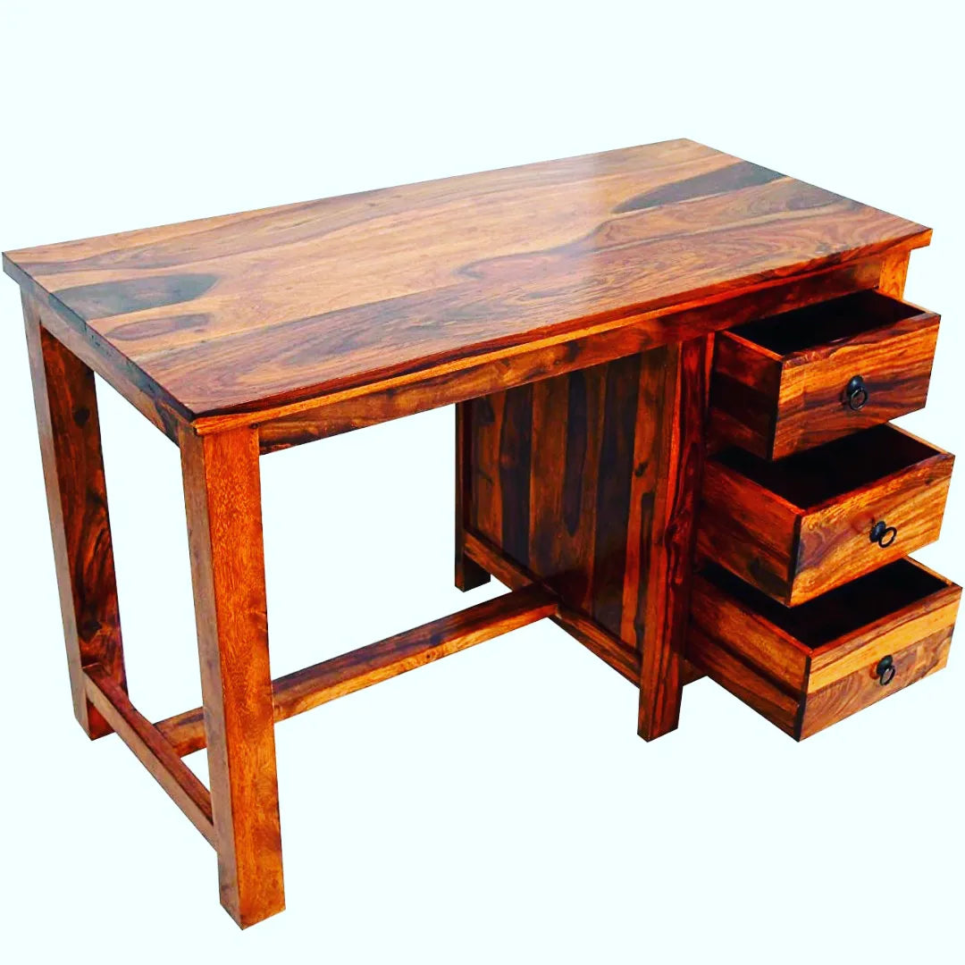 Book Worm- Study Table  Wood Wooden Writing Study Desk Table For Home