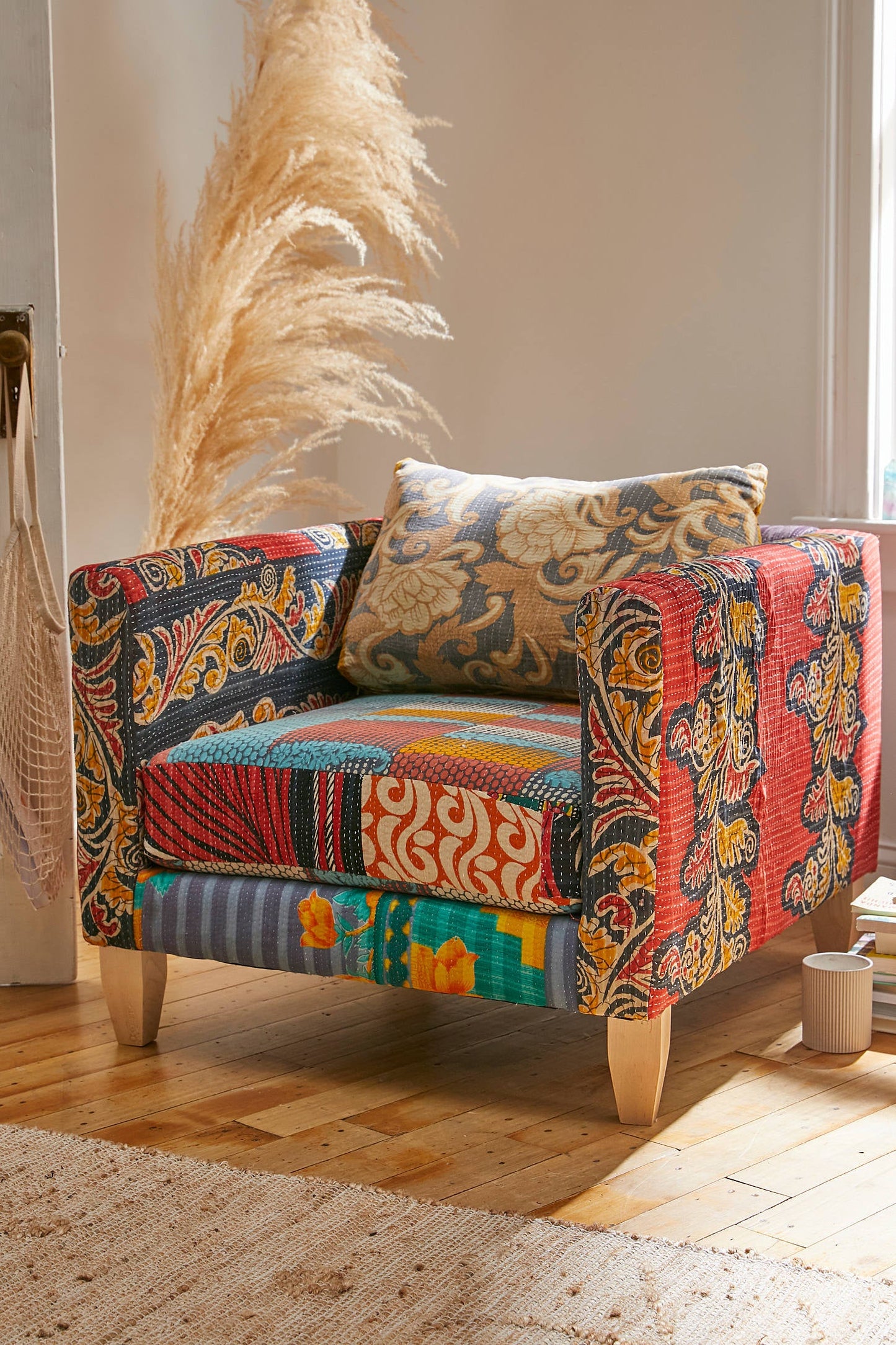 Asana Chakra - Sofa cum Chair (Bohemian style patch work)