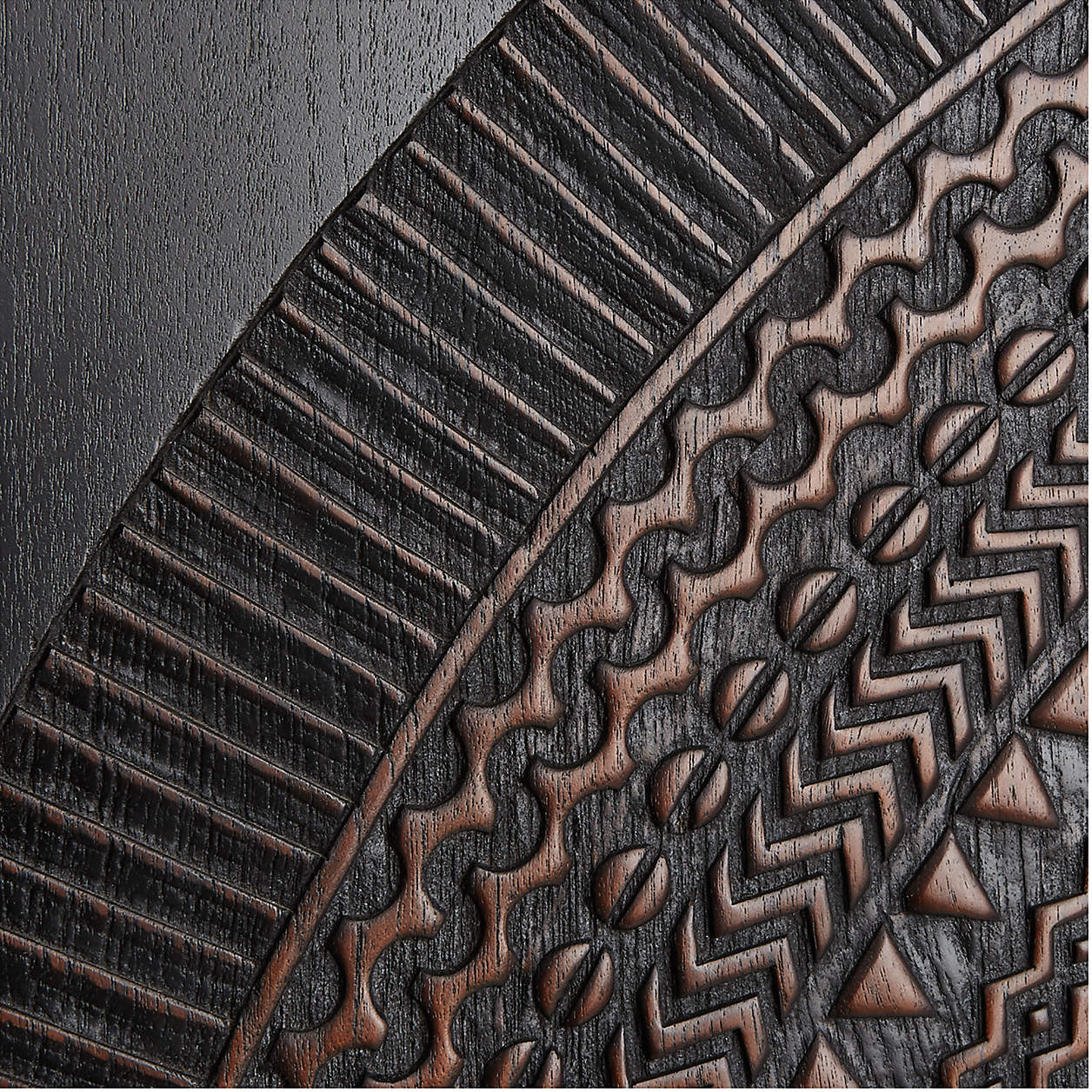 Harappan Hand-Carved Mango Wood Storage Cabinet