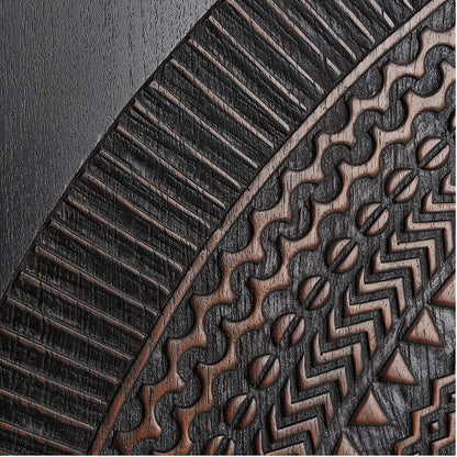 Harappan Hand-Carved Mango Wood Storage Cabinet