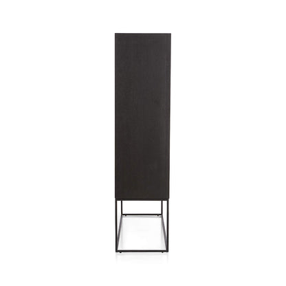 Harappan Hand-Carved Mango Wood Storage Cabinet