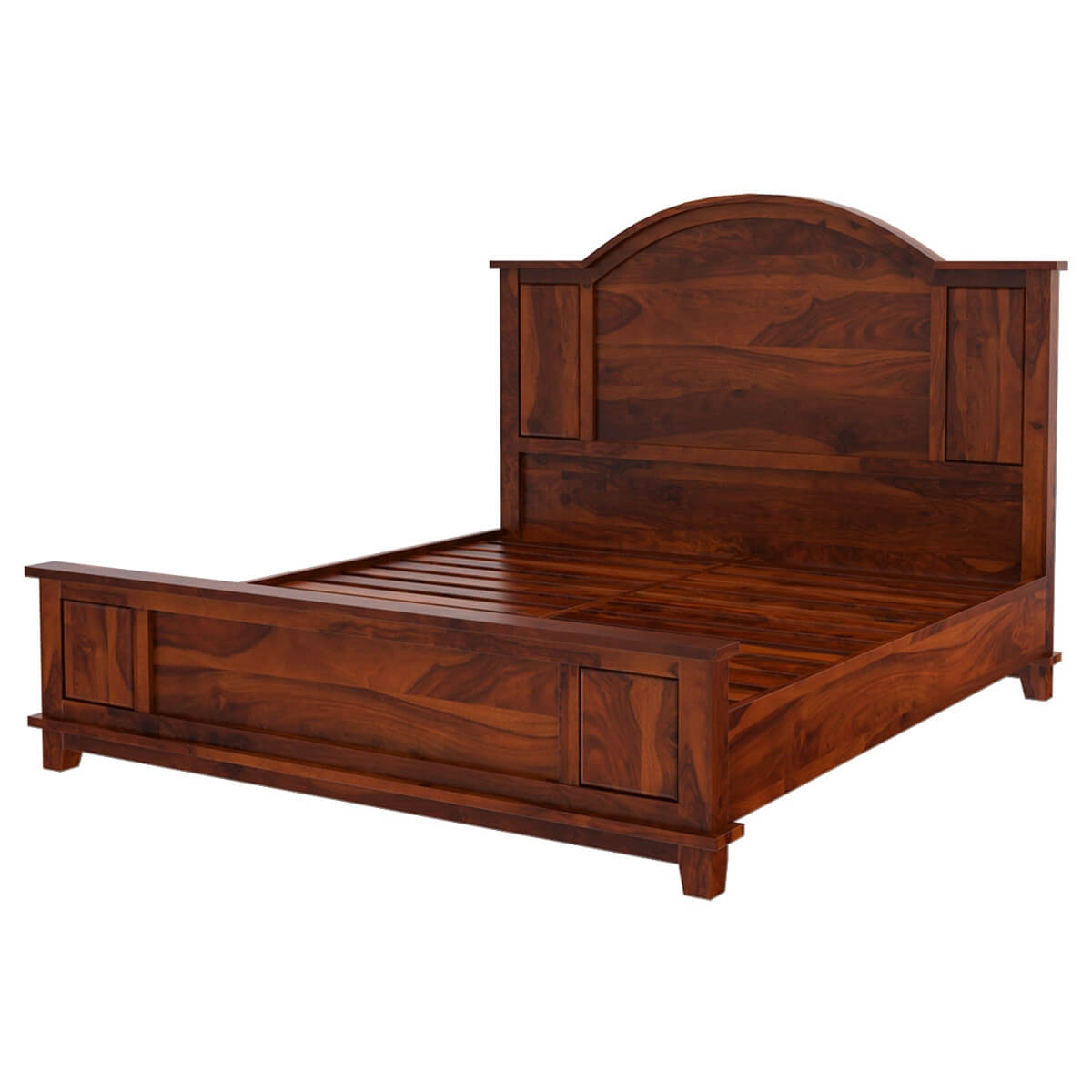 Petra Wooden Bed Without Storage King Size Bed