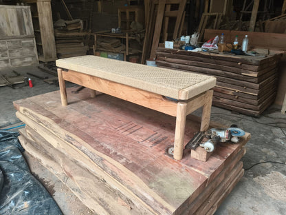 Cosmic - Woven Bench (Organic ropes)