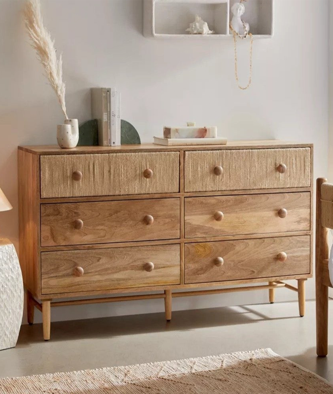 Nyuntam - Chest Of Drawers (Minimalistic design with natural grains)