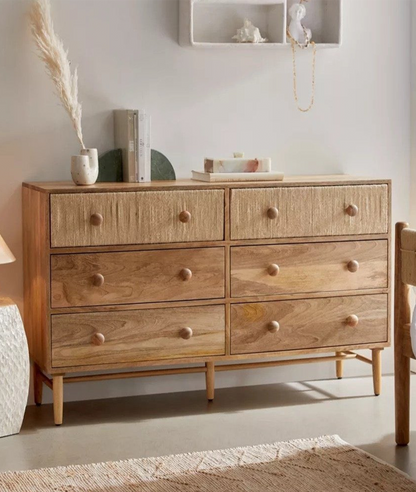 Nyuntam - Chest Of Drawers (Minimalistic design with natural grains)