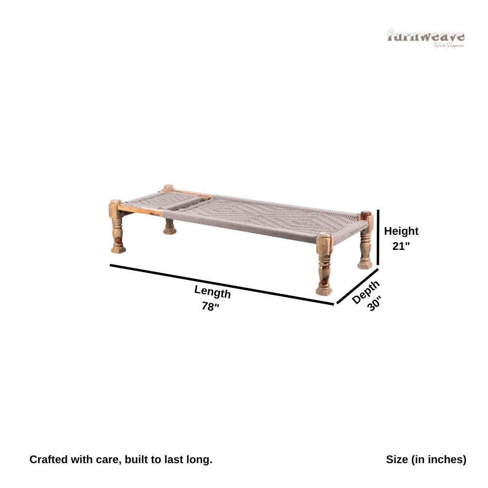 Indian Day Bed - Cot - Charpai - Khat - Manja