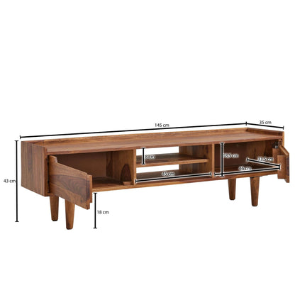 Ataraxia - Solid Wood TV Cabinet