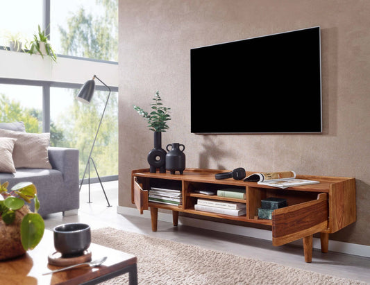 Ataraxia - Solid Wood TV Cabinet