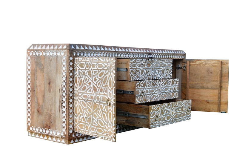 Moroccan - Designed Handmade Sideboard