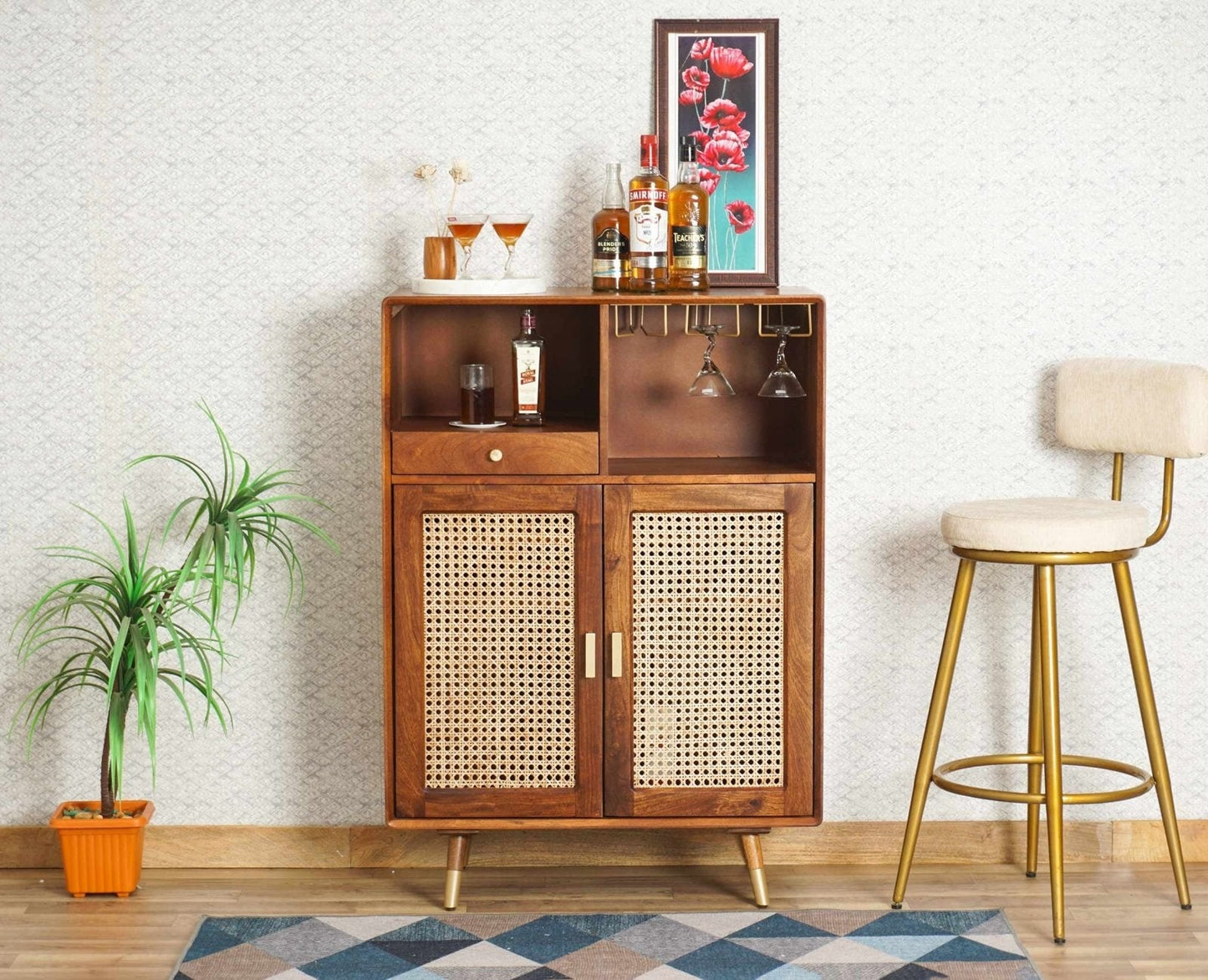 Rattan Can Web - Bar Unit