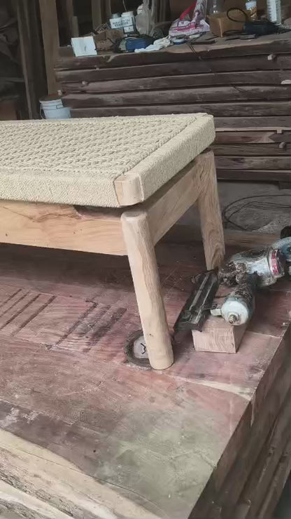 Cosmic - Woven Bench (Organic ropes)