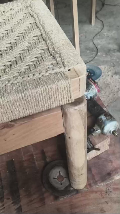 Cosmic - Woven Bench (Organic ropes)