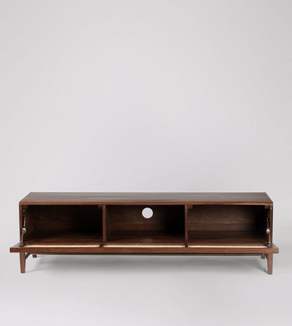 Medusa Large TV stand – Greek-Inspired Elegance in Solid Wood & Rattan