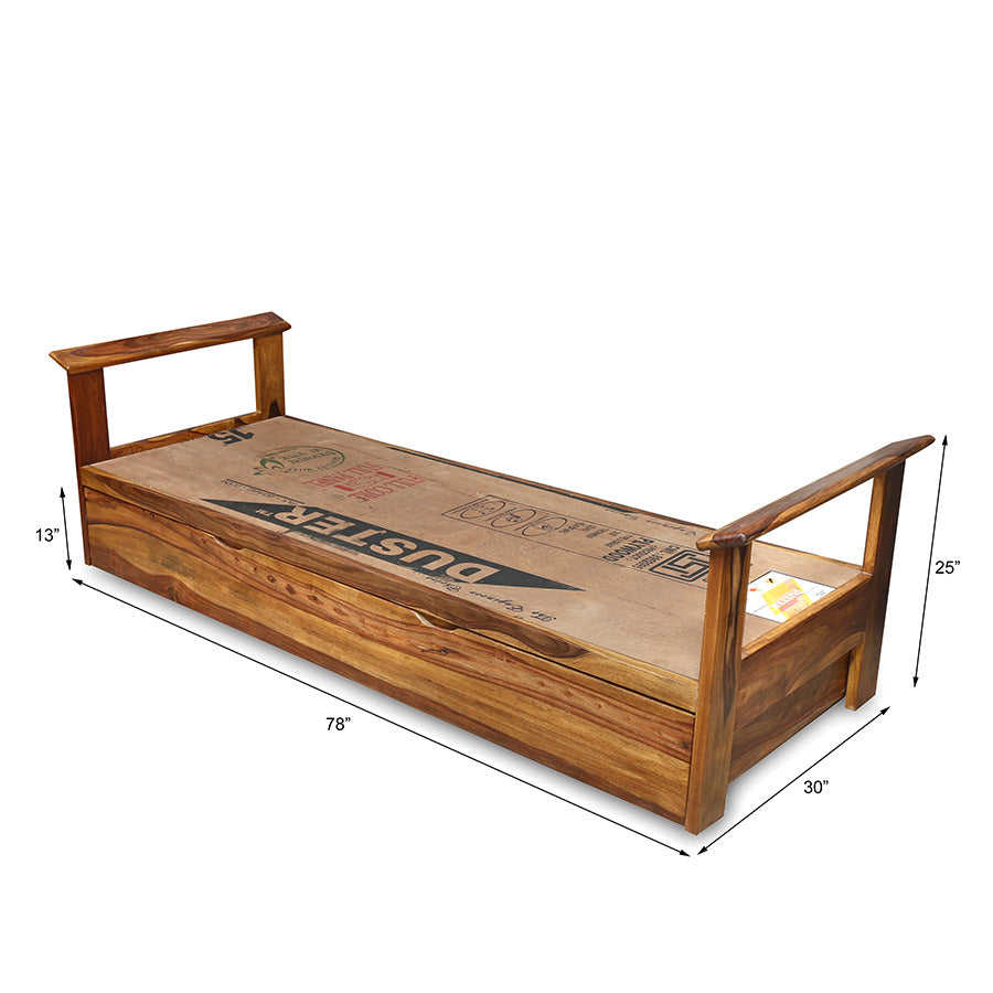 Sofa cum Bed (Sheesham Wood)