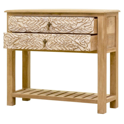 Console Table (Hand Carved) - Nakashi Collecation