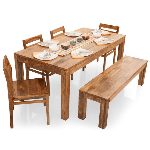 Santorini - Dining Set (Solid Wood)