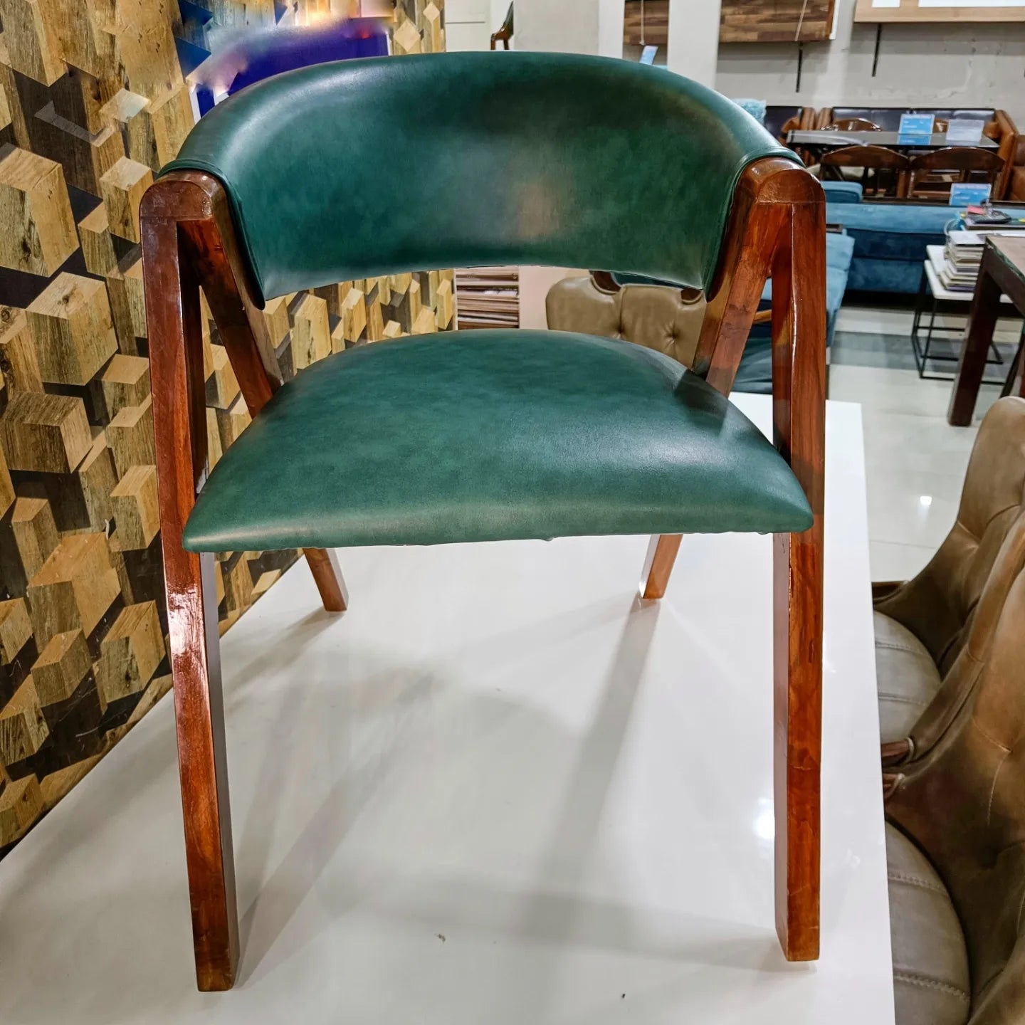 Fisher-Teak wood chair