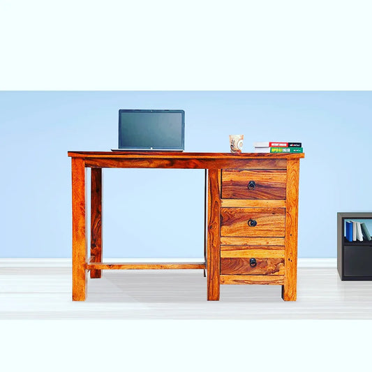 Book Worm- Study Table  Wood Wooden Writing Study Desk Table For Home